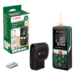 Bosch télémètre laser UniversalDistance 40C (mesure précise de distances jusqu’à 40 m, connectivité Bluetooth, fonctions de mesure, dans boîte carton)