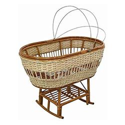 Vacchetti 4113180000 Kinderbed, rotan, natuurlijk, groot