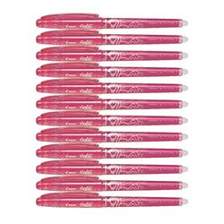 Pilot Frixion Point Erasable Rollerball 0.5 mm, Pink, Box of 12