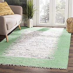 Safavieh tapijt geweven vlak, MTK711 MTK711 160 x 230 cm Ivoor/zeegroen