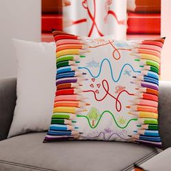 PETTI Artigiani Italiani - Coussins de canapé avec Rembourrage, Coussins décoratifs avec Impression numérique, Housses de Coussin pour Chambre à Coucher, 2 Coussins carrés 50 x 50 cm, 100% fabriqué