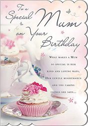 Piccadilly Greetings Regal Publishing Carte d'anniversaire pour maman 22,9 x 15,2 cm