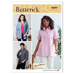 Butterick B6841XN Unisex TOP/Vest XN (XL-XXL-XXXL)