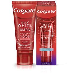 Colgate Dentifrice Max White Ultra Freshness Pearls 50 ml – Dentifrice pour des dents plus blanches et une fraîcheur longue durée