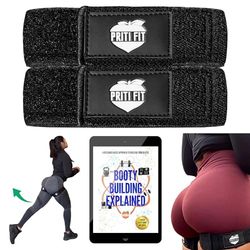 PRITI FIT BFR Booty Band för kvinnor – inkluderar 8 veckors guide för ben, gluts och höftbyggnad, blodflödesbegränsning ocklusionsträning, bästa tygmotståndsslingan, tonen och lyfter din rumpa,