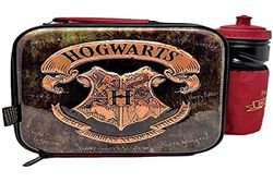 HARRY POTTER Set Premium Poudlard-Lunch Bag et Gourde Box, Multicolore, Único