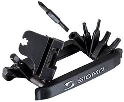 SIGMA SPORT Pocket Tool Medium Multitool 17-częściowy, czarny, 63001