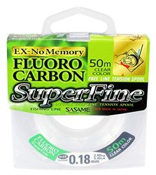 Fishing Tackle Max Unisex – Adult 10C8800123C10 FTM Sasame Superfine Fluorocarbon 0.23 mm 50 m 3.95 kg 8800123 Fluocarbon Fluorocarbon Leader Cord, Colourful, Normal