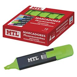 MTL Dohe - Caja de marcadores fluorescentes - 10 uds - Verde