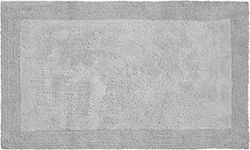 Grund Alfombra de Baño, Ultra Suave, Absorbente y Antideslizante, Algodón Orgánico, 5 Años de Garantía, Luxor, Alfombra de Baño 50x80 cm, Guijarro Gris