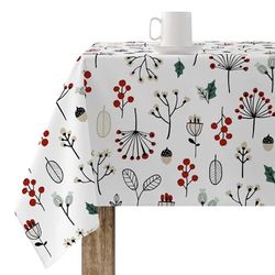 BELUM Nappe de Noël | Nappe Anti-Taches Table Rectangulaire Résiné | Nappe en résine (Tacte plastifié) | Nappe de Table | Nappe de Table Maison (140 x 140 cm)