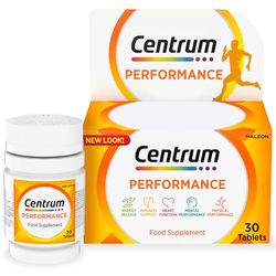 Centrum Performance Tablets Multivitamin & Mineral Supplements, 21 essential nutrients, including vitamin C, D, and Iron, 30 ct