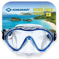 Sköldsköldpadda barnglasögon tahiti, junior dykmask, simglasögon, högklassig silikon, säkerhetsglas, justerbar, för små barnhuvuden, 940042
