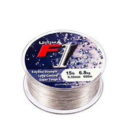 Ultima F1 600m Spool Special Surf Line - Titanium, 0.30mm 12.0lb/5.5kg