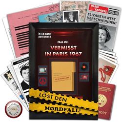 X-SCAPE - Cold Case Detectives Jeu de Crime – Fall 2 disparu à Paris 1967 – Le Jeu Escape Room
