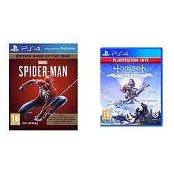 Marvel's Spider-Man pour PS4 - Edition Game of The Year (GOTY) & Horizon Zero Dawn - PlayStation Hits, Version Physique, en français, 1 Joueur