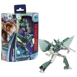 Transformers Toys EarthSpark Deluxe Class Terran Nightshade, 12.5-cm Action Figure, Robot Toys for Children Aged 6 and Up