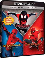 Pack spider-man (homecoming - lejos de casa - un nuevo universo) (4k uhd + blu-ray)