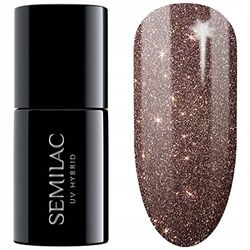 Semilac Vernis à ongles gels semi-permanents UV 333 Shine Brown 7ml