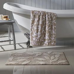 Dreams & Drapes Tappetino da bagno Sandringham, 100% cotone, 50 x 80 cm, colore naturale