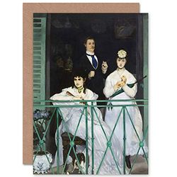 Edouard Manet Balkon kartka okolicznościowa Fine Art Plus koperta pusta w środku