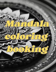 Mandala coloring booking