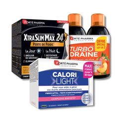 Forté Pharma - Programme Perte de Poids Max | Draineur - Brûleur - Capteur de Calories (4 produits)