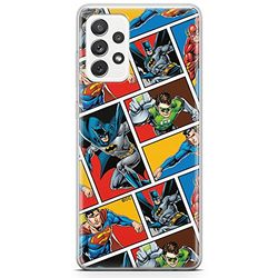 ERT GROUP mobiltelefonfodral för Samsung A33 5G originalt och officiellt licensierat DC mönster Justice League 001 optimalt anpassad till formen på mobiltelefonen, fodral tillverkad av TPU-plast