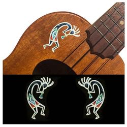 Inlaystickers para guitarras y bajo - Kokopelli Hopi (L&R Set)