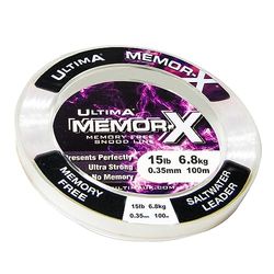 Ultima MemorX Ligne DE PÊCHE en MER Unisex-Adult, Transparent, 15
