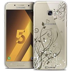 Caseink - fodral för Samsung Galaxy A5 2017 (A520) [kristallmönster HD kollektion kärlek Saint Valentine design hjärtan blommor - styv - ultratunn - tryckt i Frankrike]