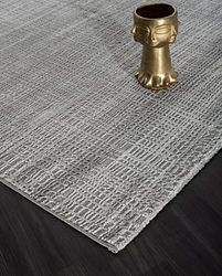 Mia's Teppiche Anna Tapis de Salon, à Poils Courts, Gris, 120 x 170 cm