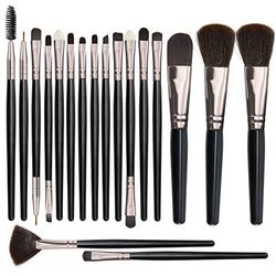 ChouchouClip Pennelli Make Up, Professional 18 Pcs Set di Pennelli per Trucco in Oro Rosa con Correttore di Fondotinta Blush Ombretto Pennelli per il Trucco, Morbide e Inodori