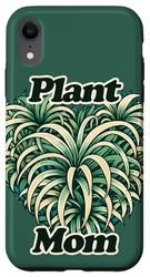 Coque pour iPhone XR Plant Mom plantes vertes art plante d'intérieur pouce vert