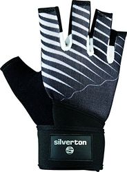 Silverton Cross Grip Gants S, M, L, XL ou XXL Schwarz/Weiß