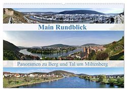 Main Rundblick (Wandkalender 2026 DIN A2 quer), CALVENDO Monatskalender: Der bayerische Untermain anders gesehen als die üblichen Postkartenmotive.