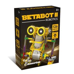 Science4you Betabot Robot-bouwset voor kinderen, bouw je eigen robot, robotset met 126 delen, Betabot nieuwe versie, educatief speelgoed voor kinderen 8 9 10 11+