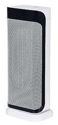 SHX PTC-keramische ventilatorkachel met display, 2000 W, SHX37PTC2000LD, keramische ventilatorkachel, 2000 watt, zwenkfunctie, display, afstandsbediening, wit/zwart