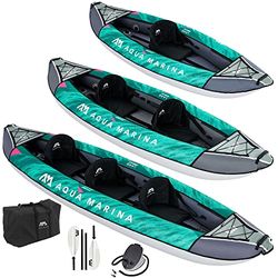 Aqua Marina Laxo-320, nadmuchiwany kajak rekreacyjny dla 2 osób, długość 320 cm, 2022