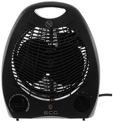 ECG TV 3030 Heat R Black, Hot Air ventilator, 1000/2000 W