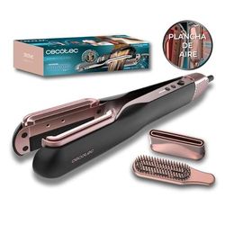 Cecotec Lisseur Vapeur RitualCare Air Lisse 2In1 Black, Lisseur Air Sèche Et Lisse, 2 Têtes Magnétiques, Moteur 106 000 Tr/Min, Capteur Sécurisé, Fonction Plasma Anti-Frisottis, Bouton Froid Pro