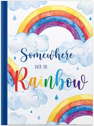 RNK 46807 – kladde/anteckningsbok "Over the Rainbow", tom, DIN A4, 96 ark, 70 g/m², FSC-Mix, 1 styck