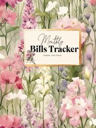 Hardback Monthly Bills Tracker