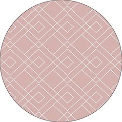 Bonateks, Ronde digitaal bedrukte muismat, antislip onderkant, voor kantoor en thuis, diameter: 22 cm