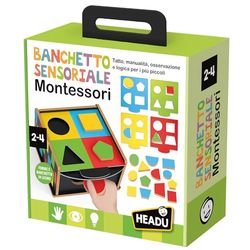 Headu- Montessori Juego Educativo, Multicolor (IT57182)