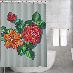 Tenda da Doccia Impermeabile, Resistente alle Muffe, Antibatterico, Facile da Pulire, Tenda per Doccia Lavabile per Il Bagno, Dimensioni 150x200, 1 Pezz - Prodotto e Progettato in Turchia