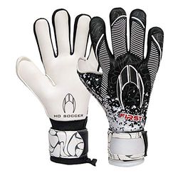 HO Soccer First Superlight White Legend Doelman handschoenen, Unisex Volwassene, Wit/Zwart, 11