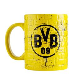 Borussia Dortmund, BVB-mugg gul vägg, gul, 1 st (1-pack), 0,3 l