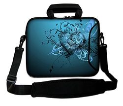 Ektor Ltd Duragadget - Funda blanda de neopreno con asa y correa para el hombro para portátil de 15", 15,2", 15,4" y 15,6"