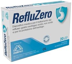 Malesci Refluzero behandeling tegen brandend en reflux, 20 tabletten